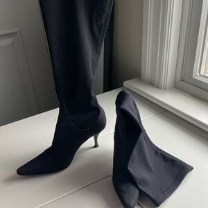 Donald J. Pliner Black Heeled Boots
